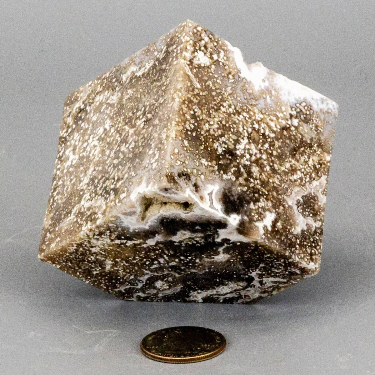 Ocean Jasper Crystal Cut Corner Cube Collector Piece