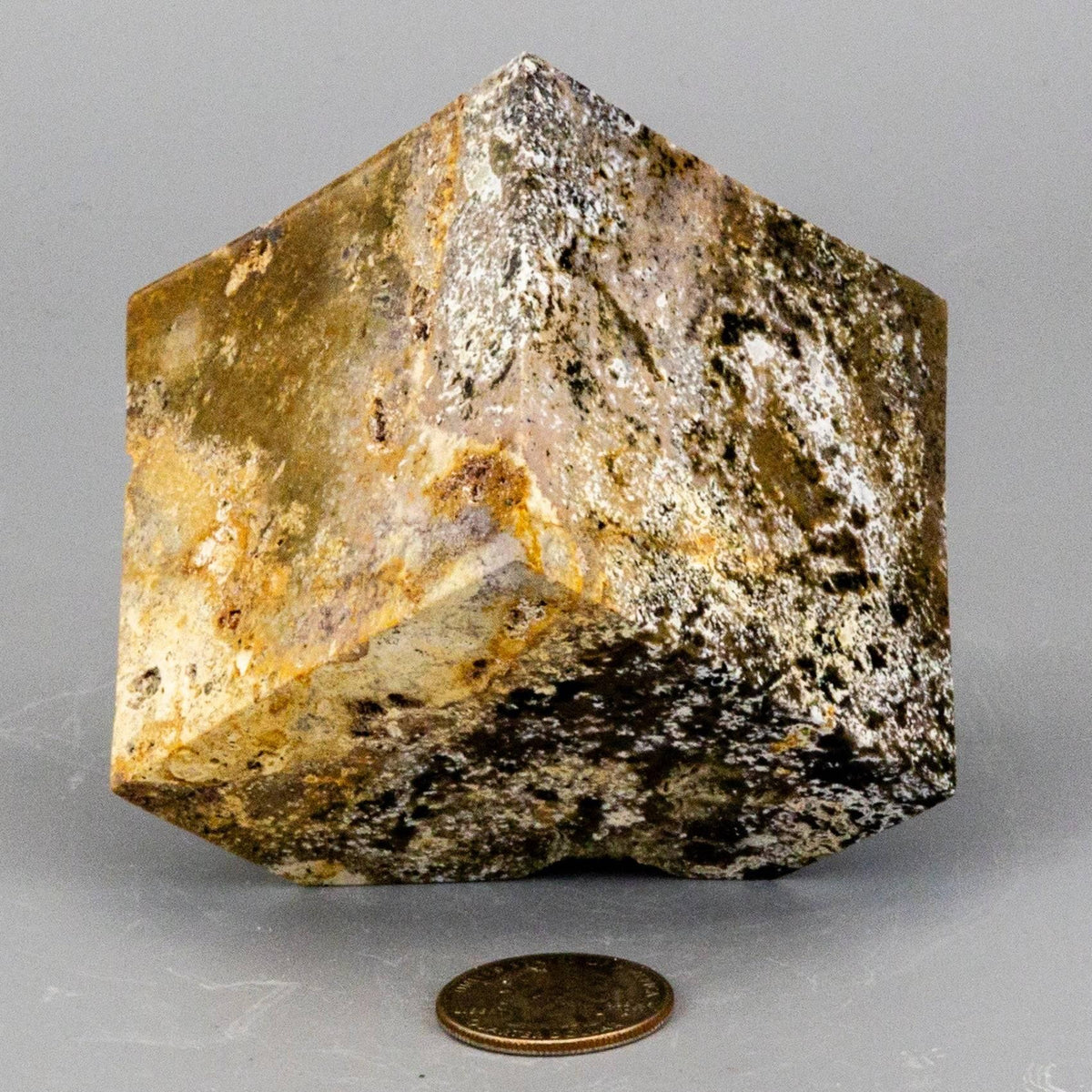 Ocean Jasper Cut Corner Cube | 534g 2.5" Crystal
