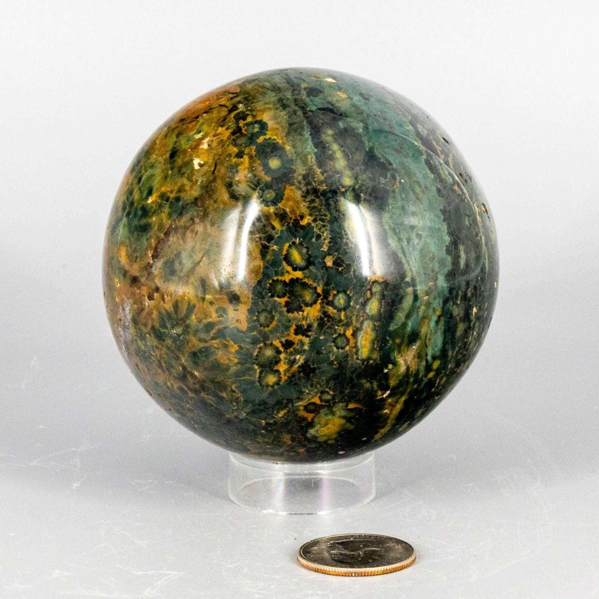 Ocean Jasper Sphere - 85mm (820g)