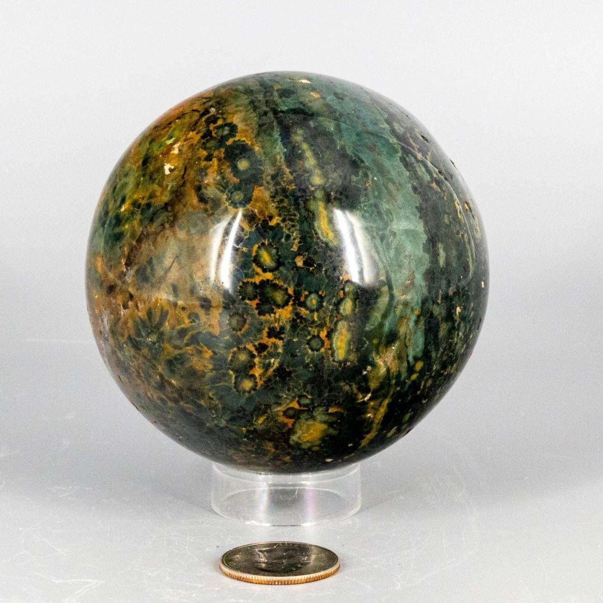 Ocean Jasper Sphere - 85mm (820g)