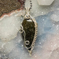 Ocean Jasper Wire Wrap Pendant 3 Inch