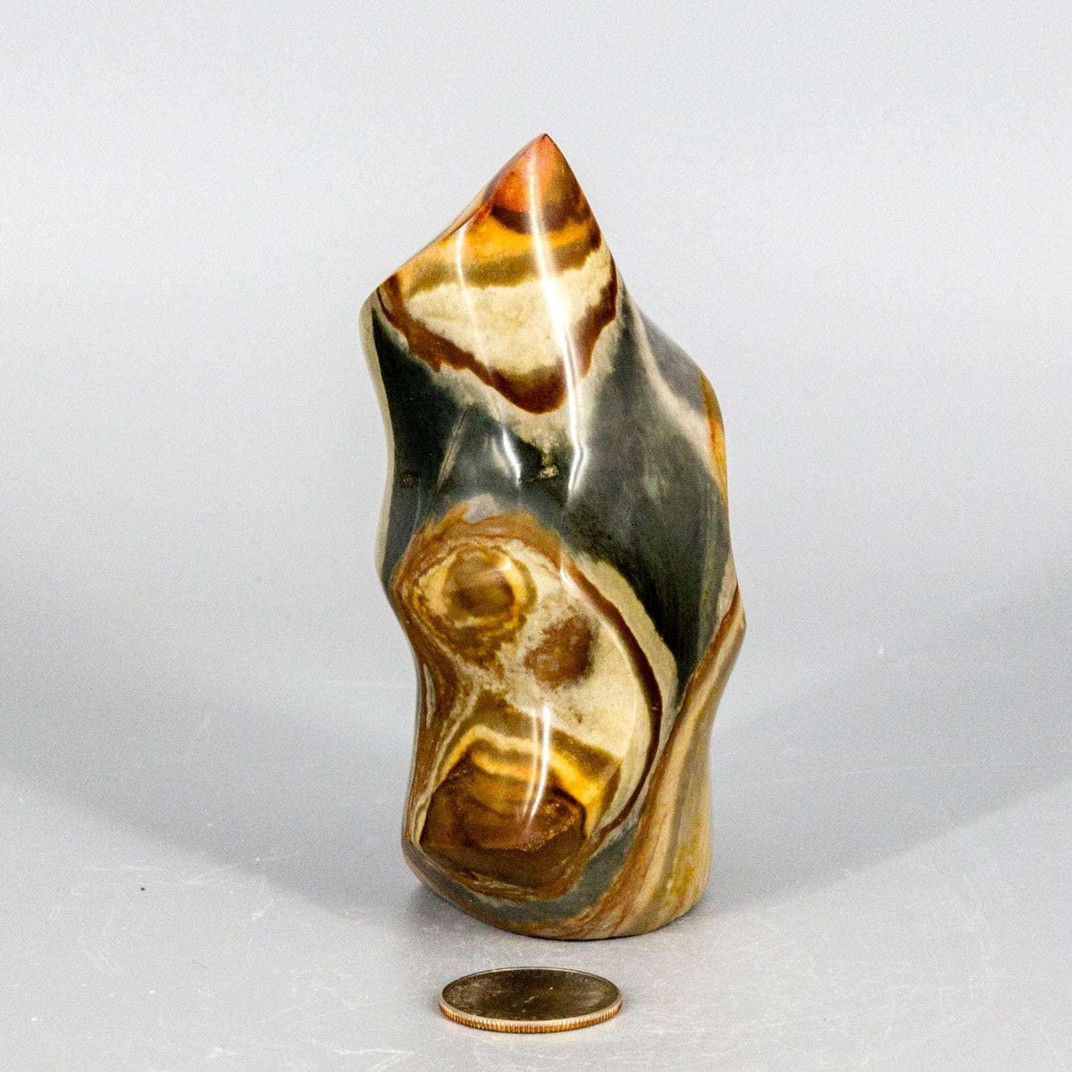 Polychrome Jasper Flame - Premium