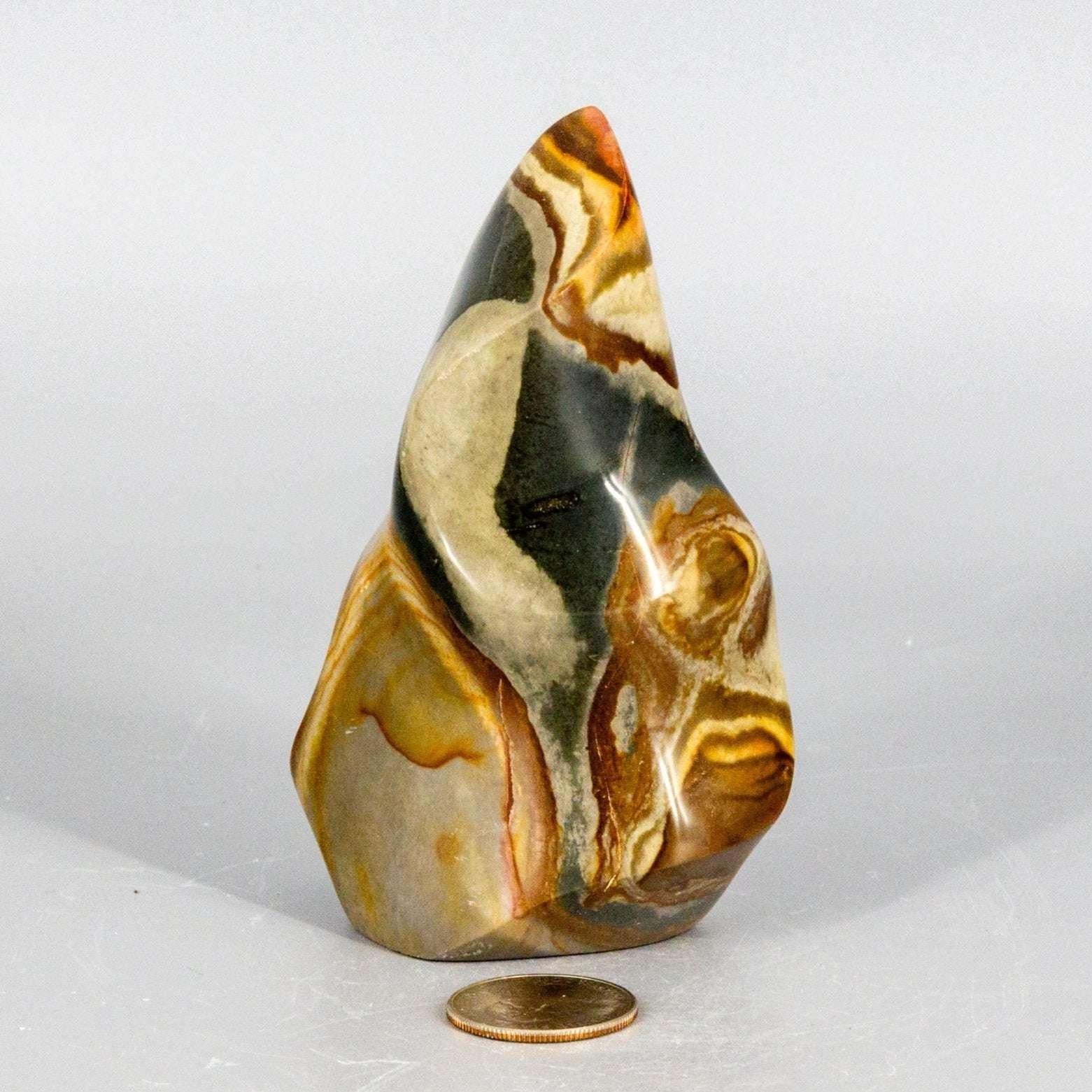 Polychrome Jasper Flame - Premium