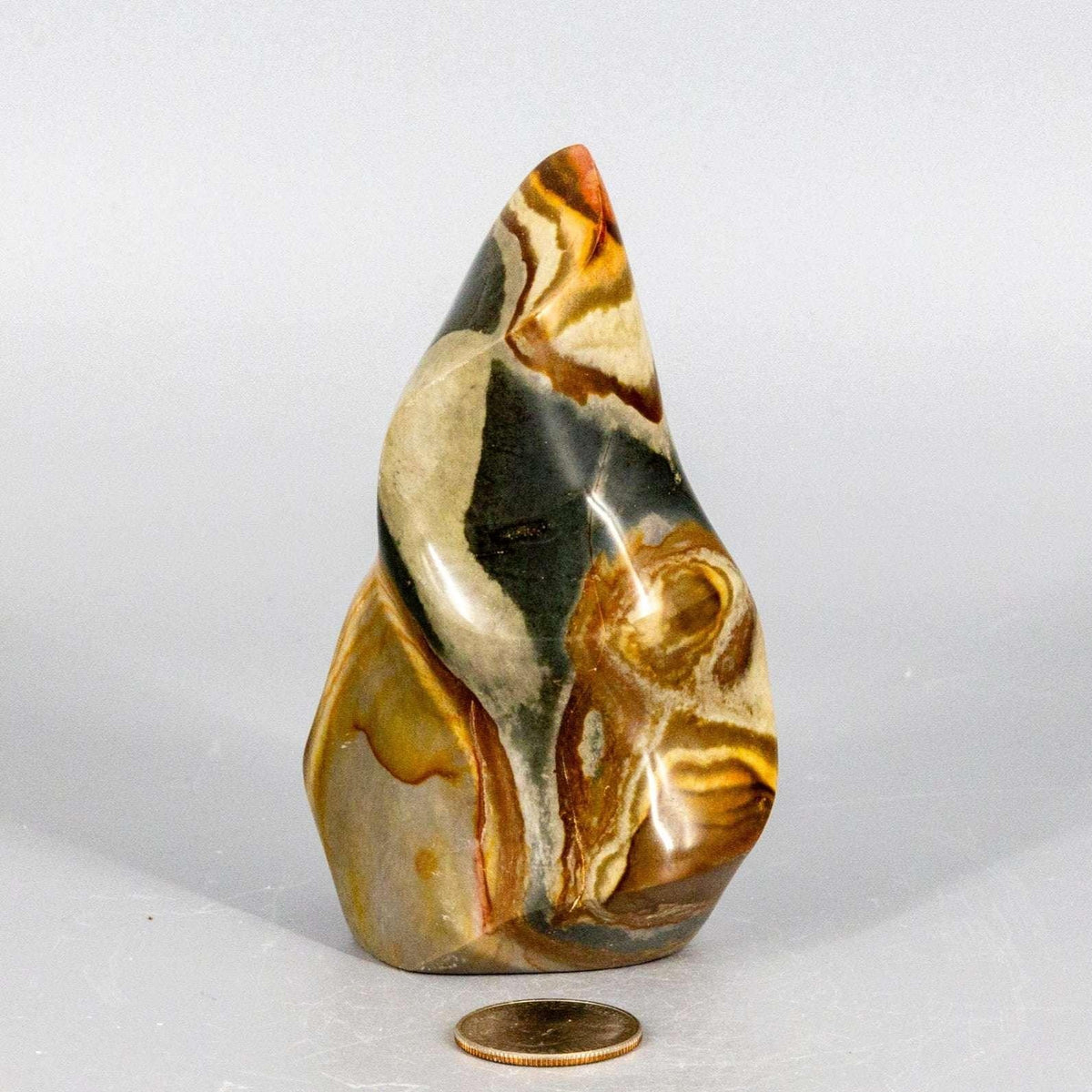 Polychrome Jasper Flame - Premium
