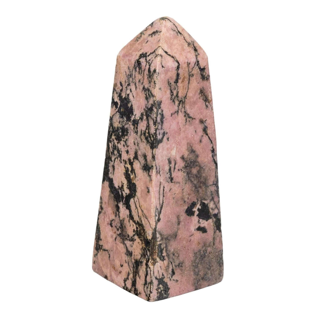 Rhodonite Crystal Tower Stone of Compassion and Healing