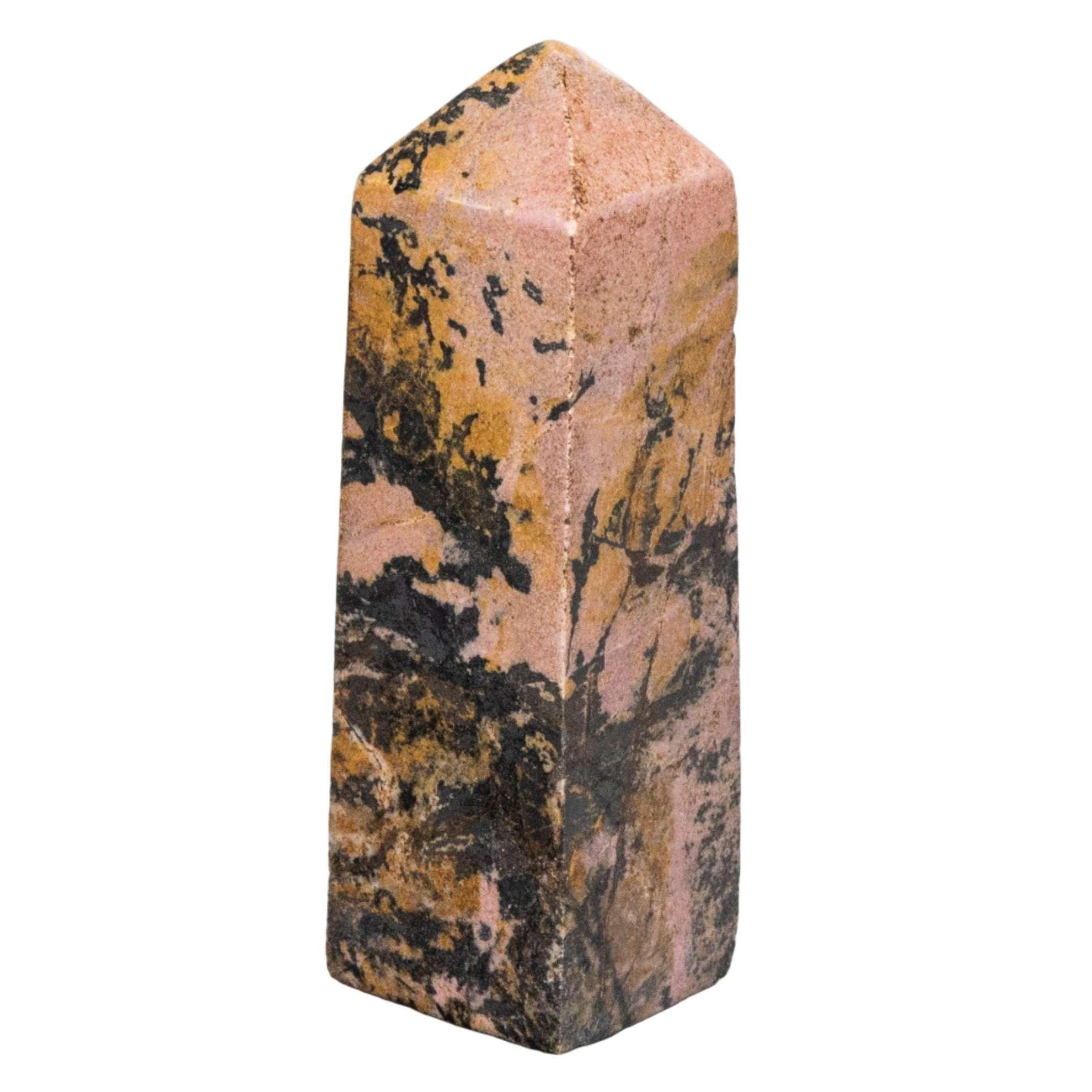 Rhodonite Crystal Tower Stone of Compassion and Healing