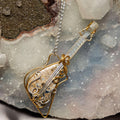 Rhyolite Guitar Wire Wrap Pendant