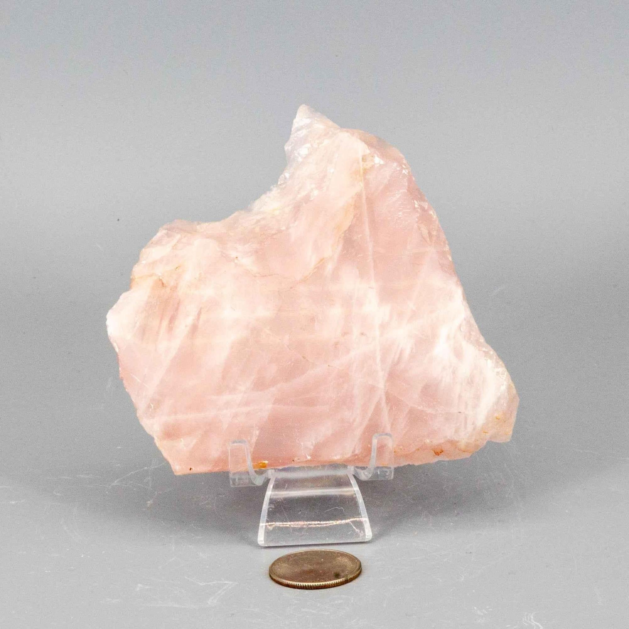 Rose Quartz Crystal Polished Slice Natural Pink Stone