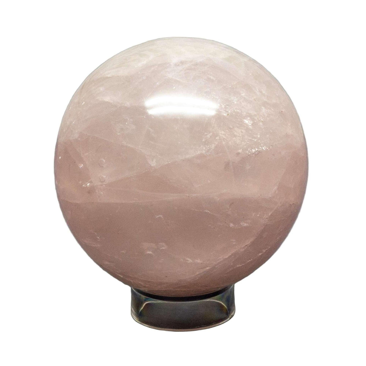 Rose Quartz Crystal Sphere Polished Heart Chakra Love