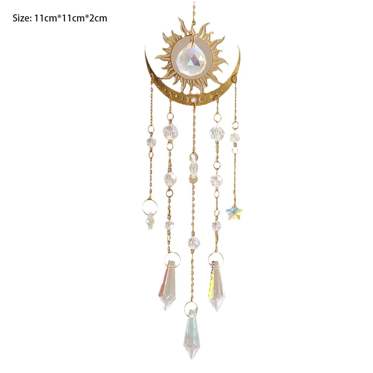 Moon Phase Crystal Sun Catcher