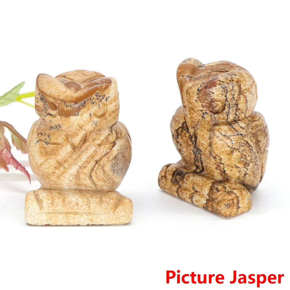 Owl Crystal Figurines