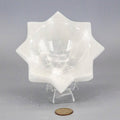 Selenite Crystal Carved Eight-Point Star Altar Bowl