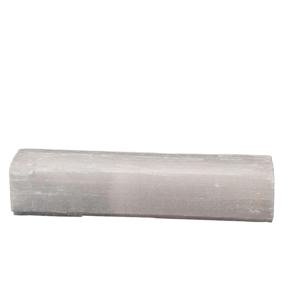 Selenite Crystal Squared Log Crown Chakra Cleanser