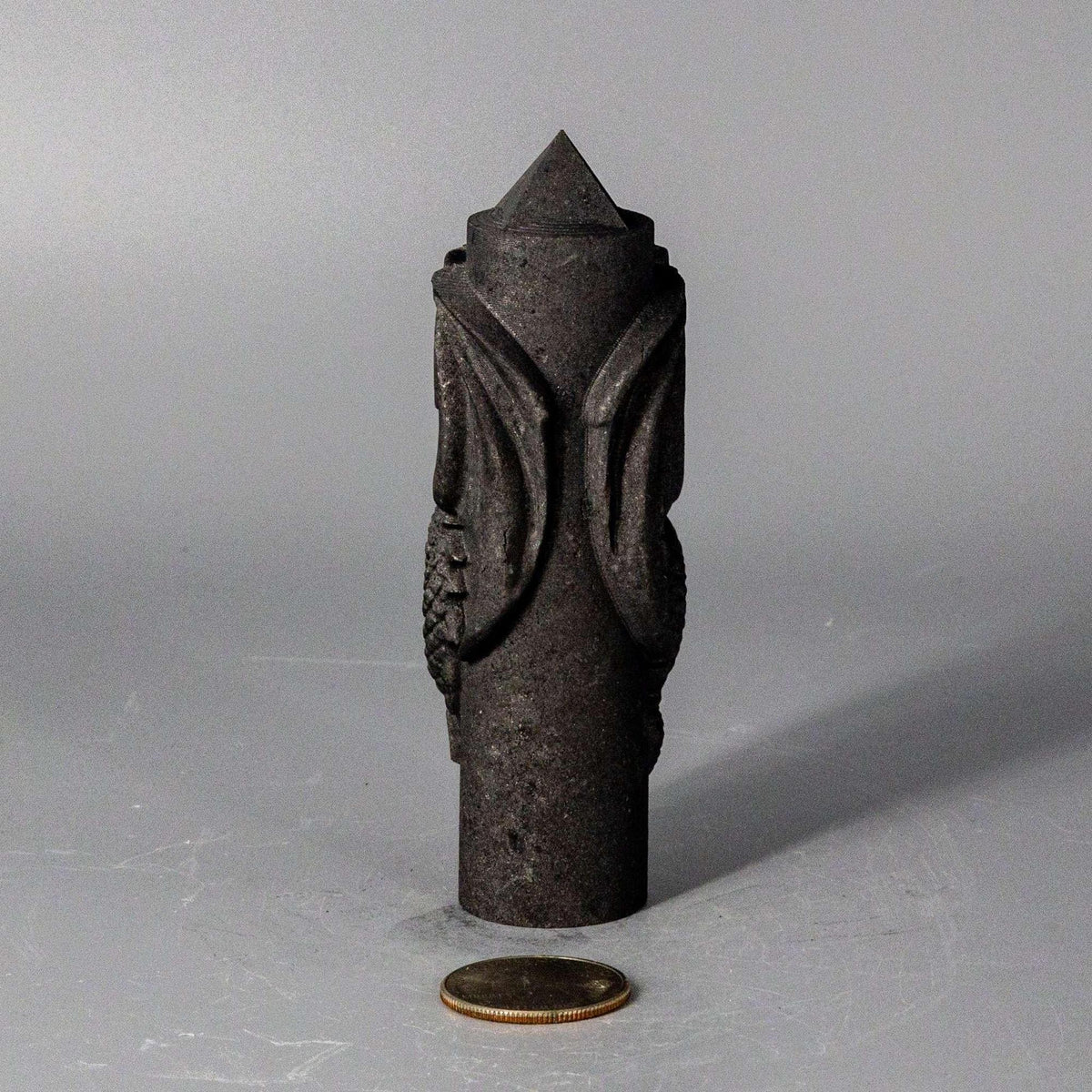 Selenite Shungite Crystal CNC Carved Dragon Tower Art