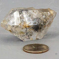 Skeletal Elestial Quartz Crystal Point Black Tourmaline