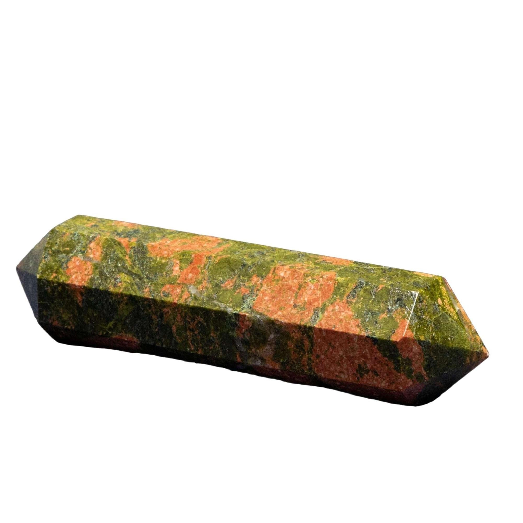 Unakite Crystal Double Termination Point Heart Chakra