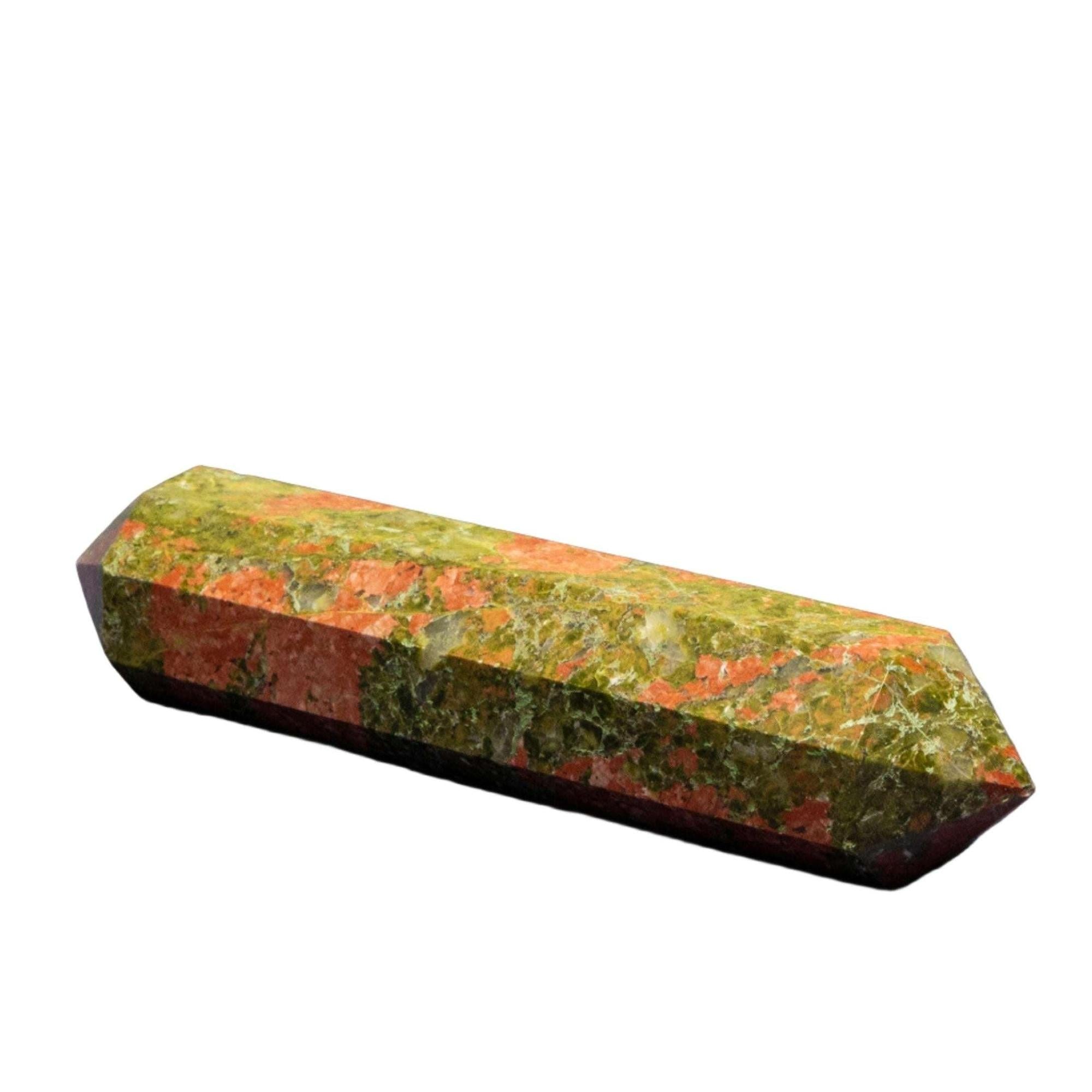 Unakite Crystal Double Termination Point Heart Chakra