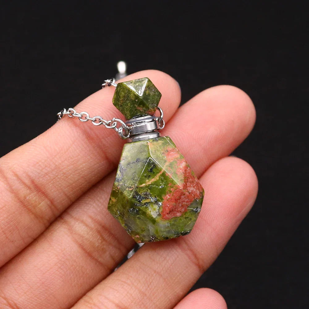 Crystal Potion Bottle Necklaces