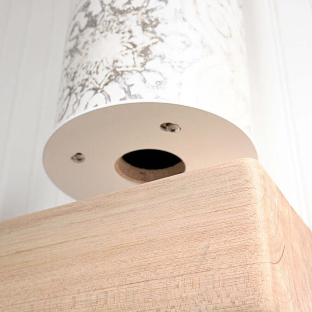 Yoga Mat Tube Wall Bracket | White