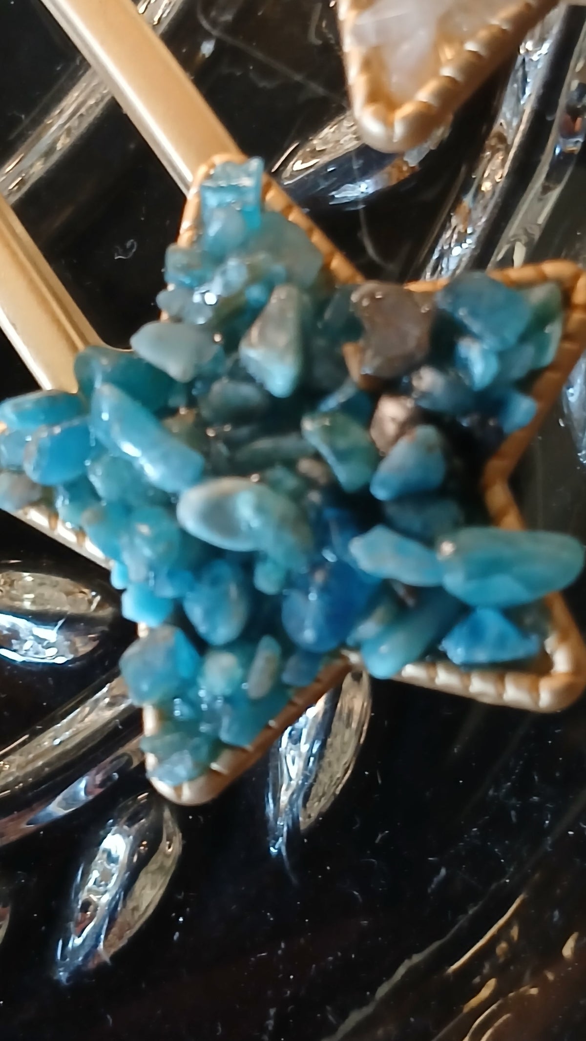 Crystal Chips Star Hair Clip