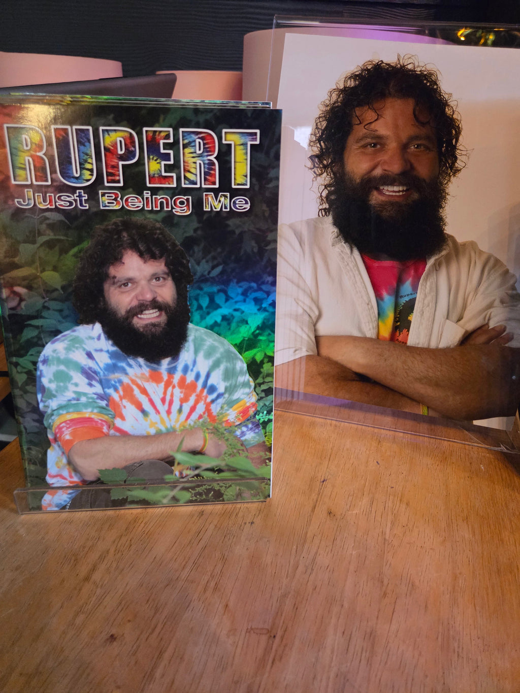 ✨ Rupert Boneham Survivor Collection – Signed Photo, Crystals, Fossils & Handmade Jewelry