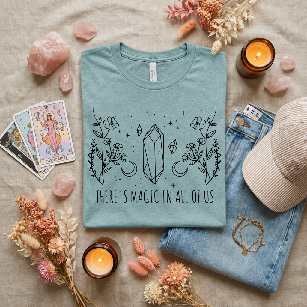 There’s Magic in All of Us Tee (BLACK DESIGN) | Inspirational Graphic T-Shirt