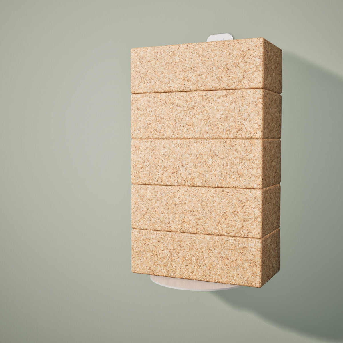 Yoga Block Wall Bracket | White
